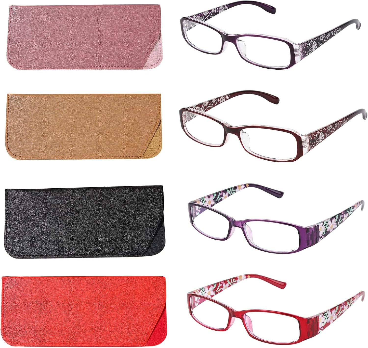 reading glasses with case