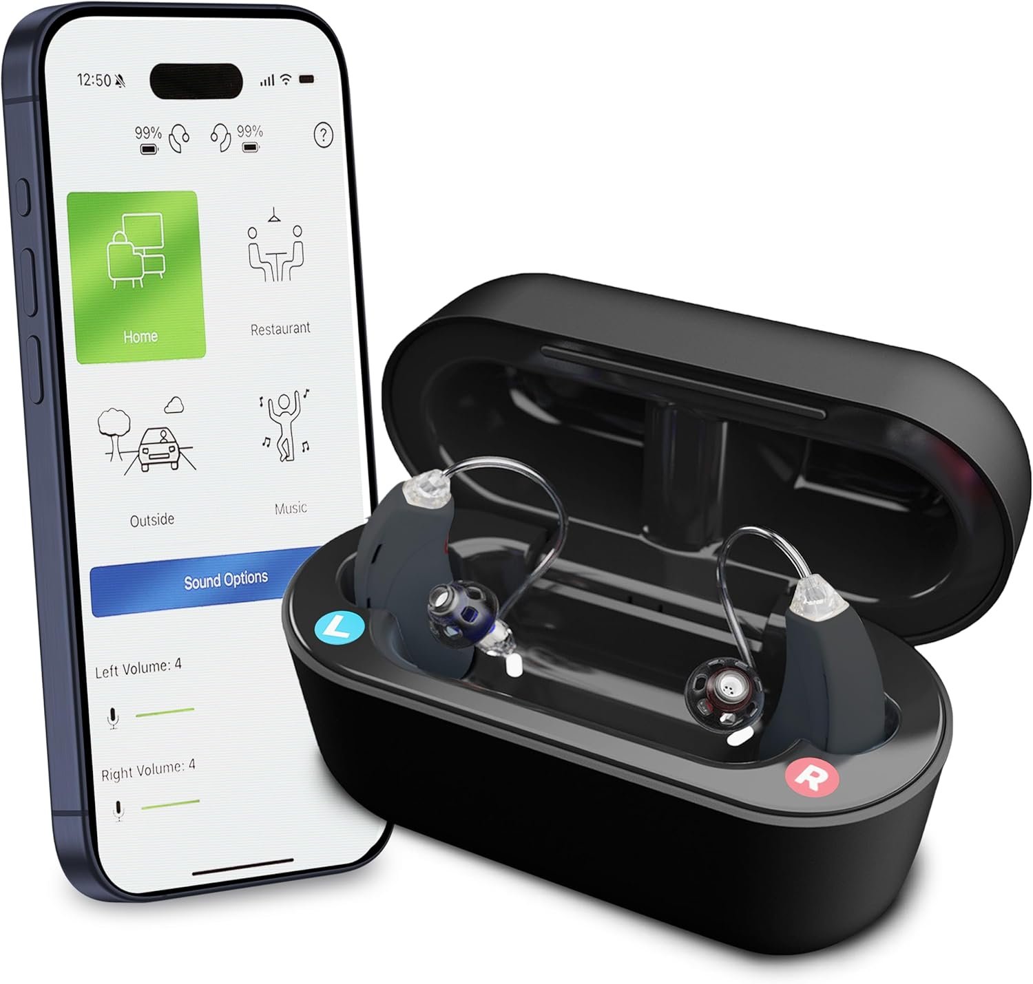 Mach II Pro Wireless OTC Hearing Aids for Seniors |