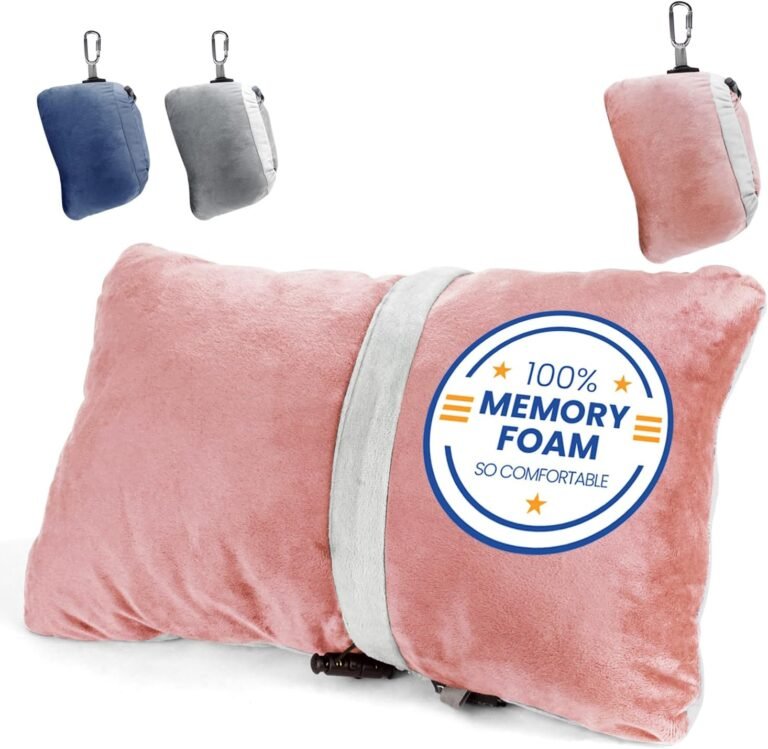 Travel pillow for hotel stays