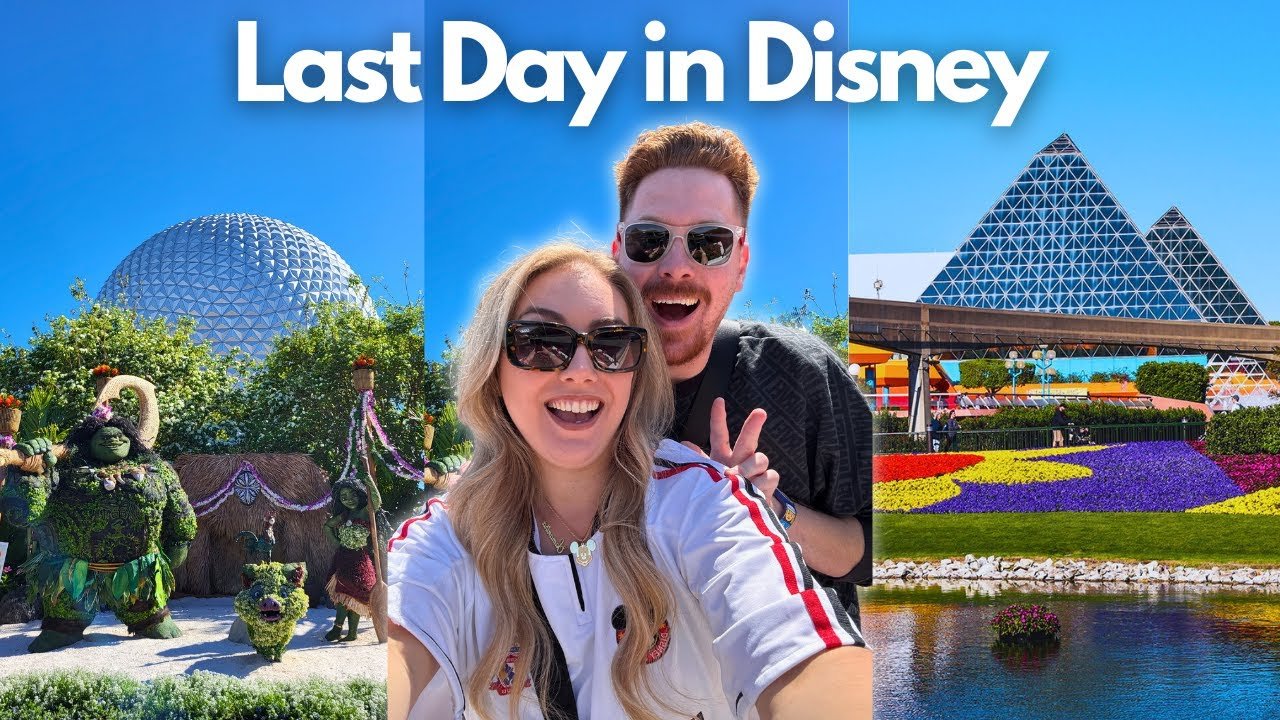 DISNEY WORLD VLOG DAY 7 EPCOT Flower &