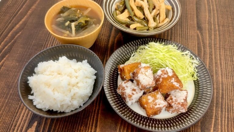 Chinese Food Fried Tofu