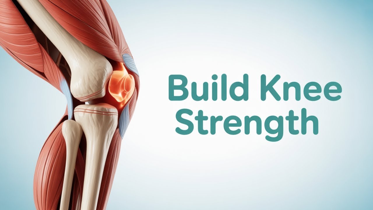 Knee pain exercises using tools