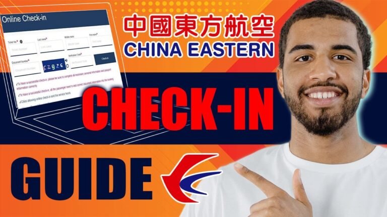 Airplane travel: Online Check-In