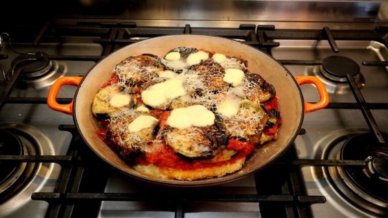 Italian Food Eggplant Parmesan