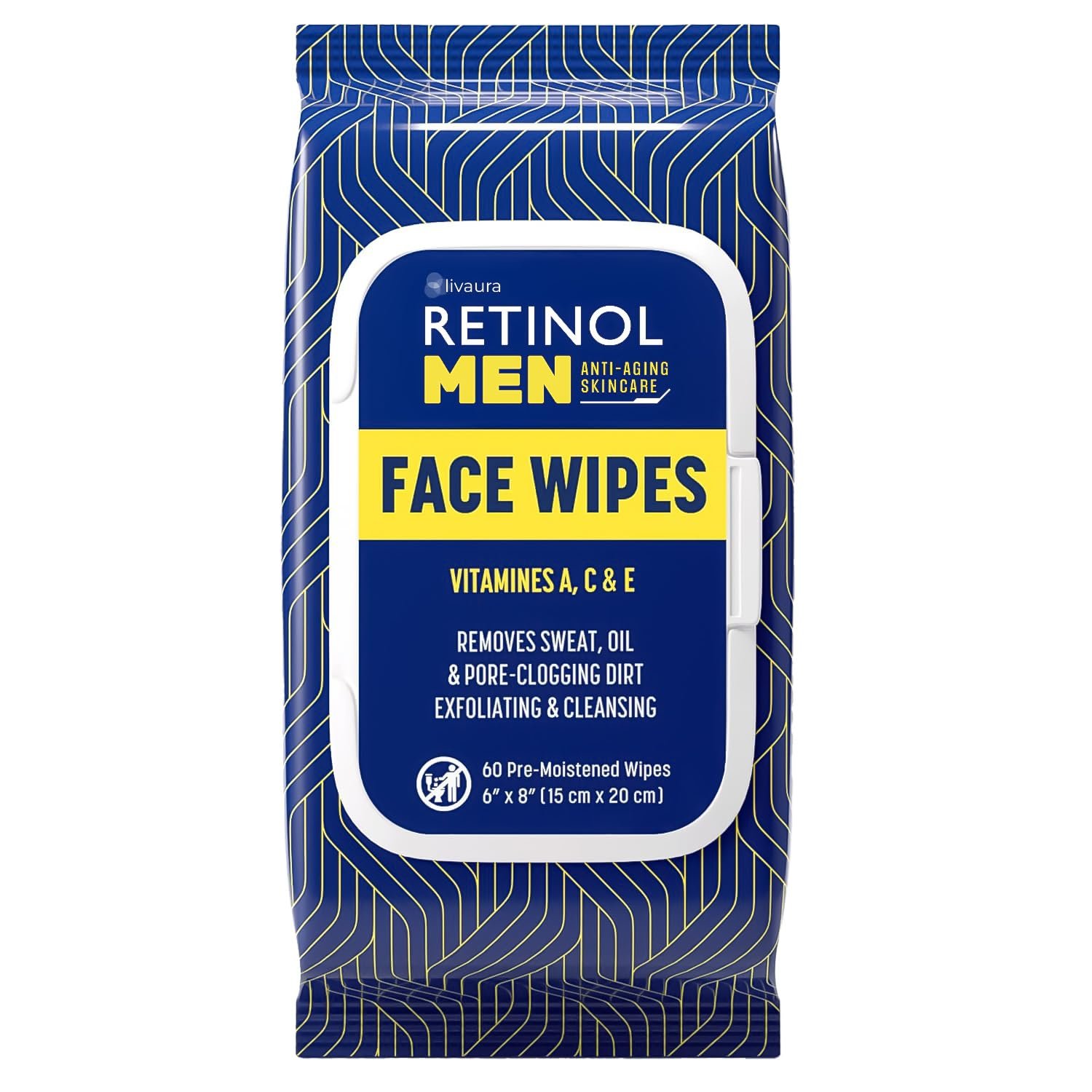 Portable facial wipes