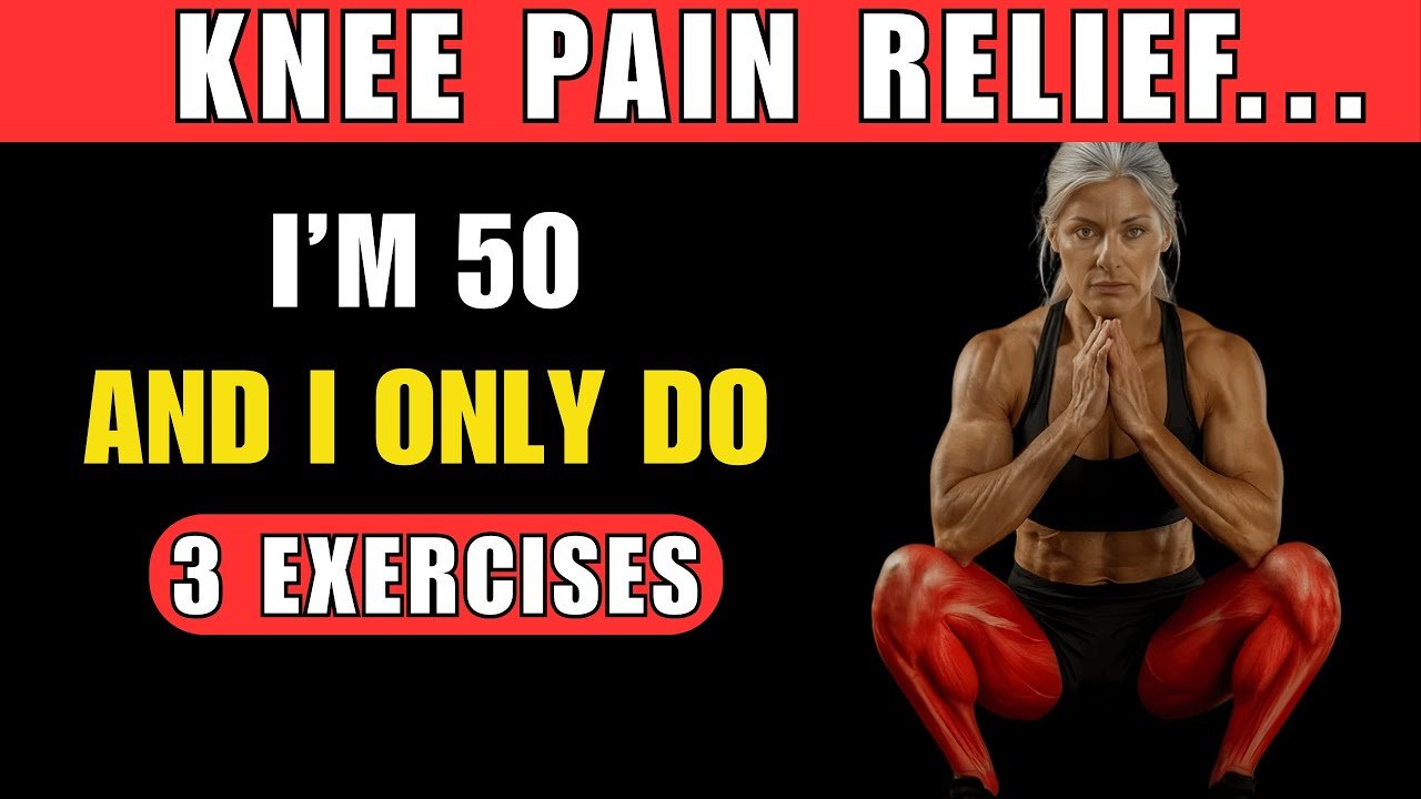 Knee pain exercises using tools