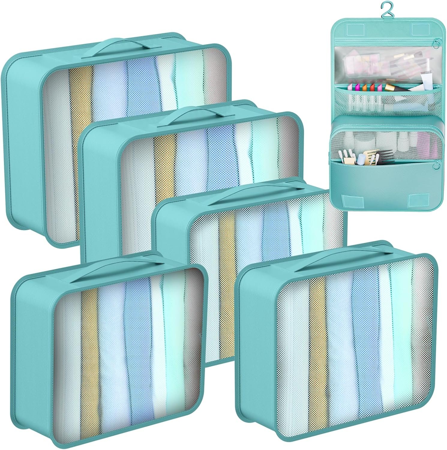 Packing cubes for travel