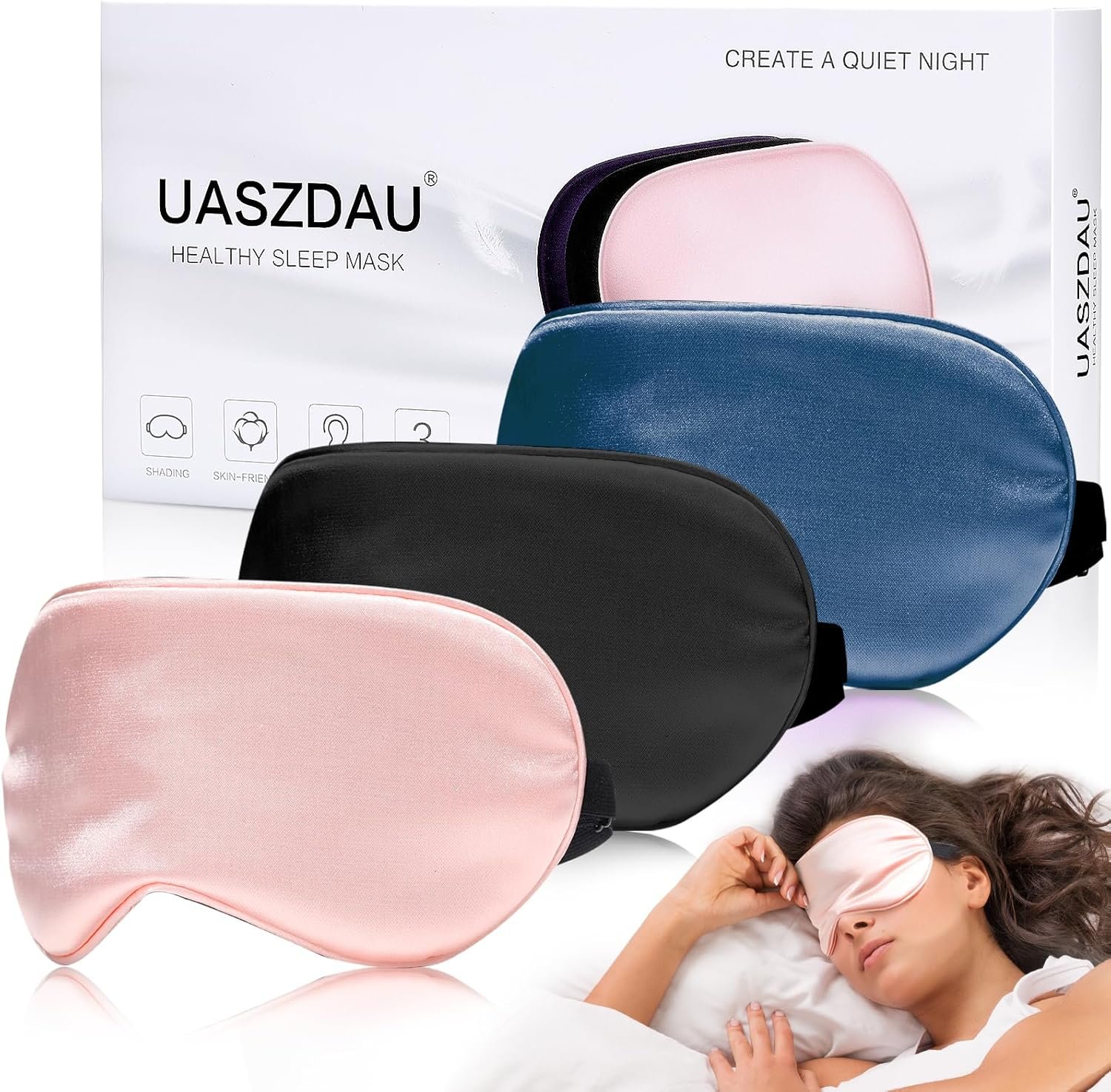 Eye mask for sleeping on planes