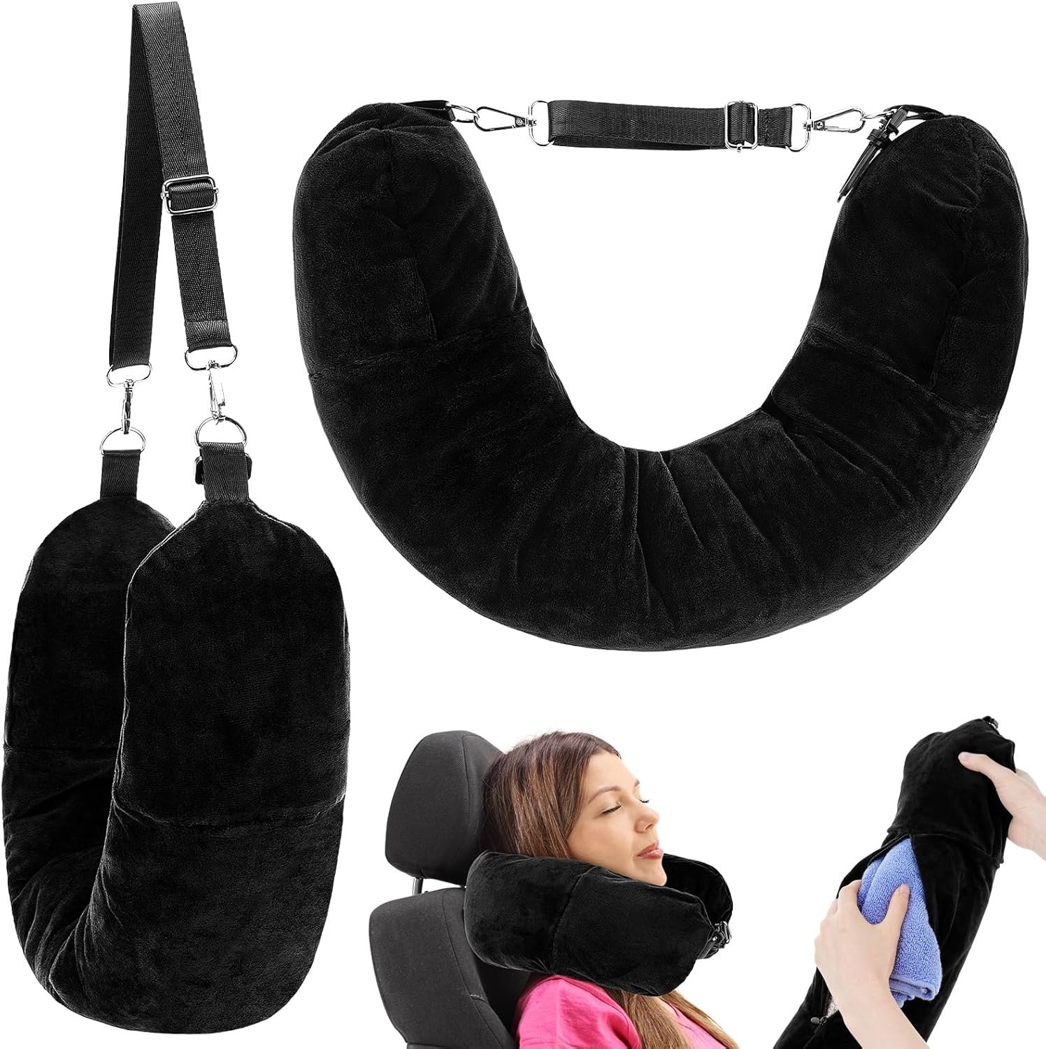 Travel pillow for hotel stays