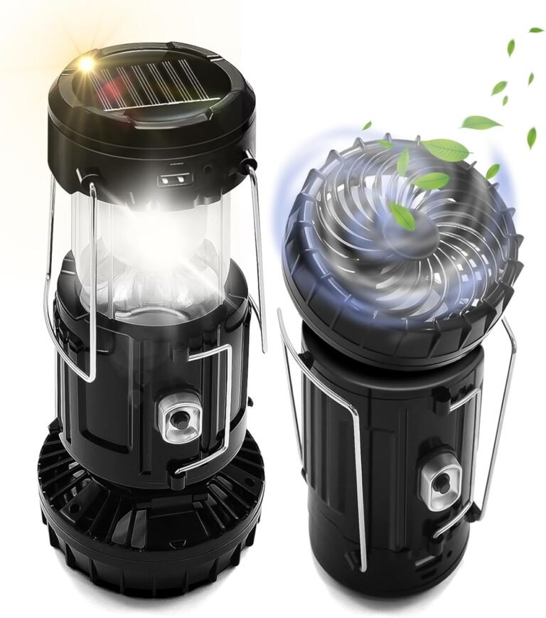 solar-powered camping gear