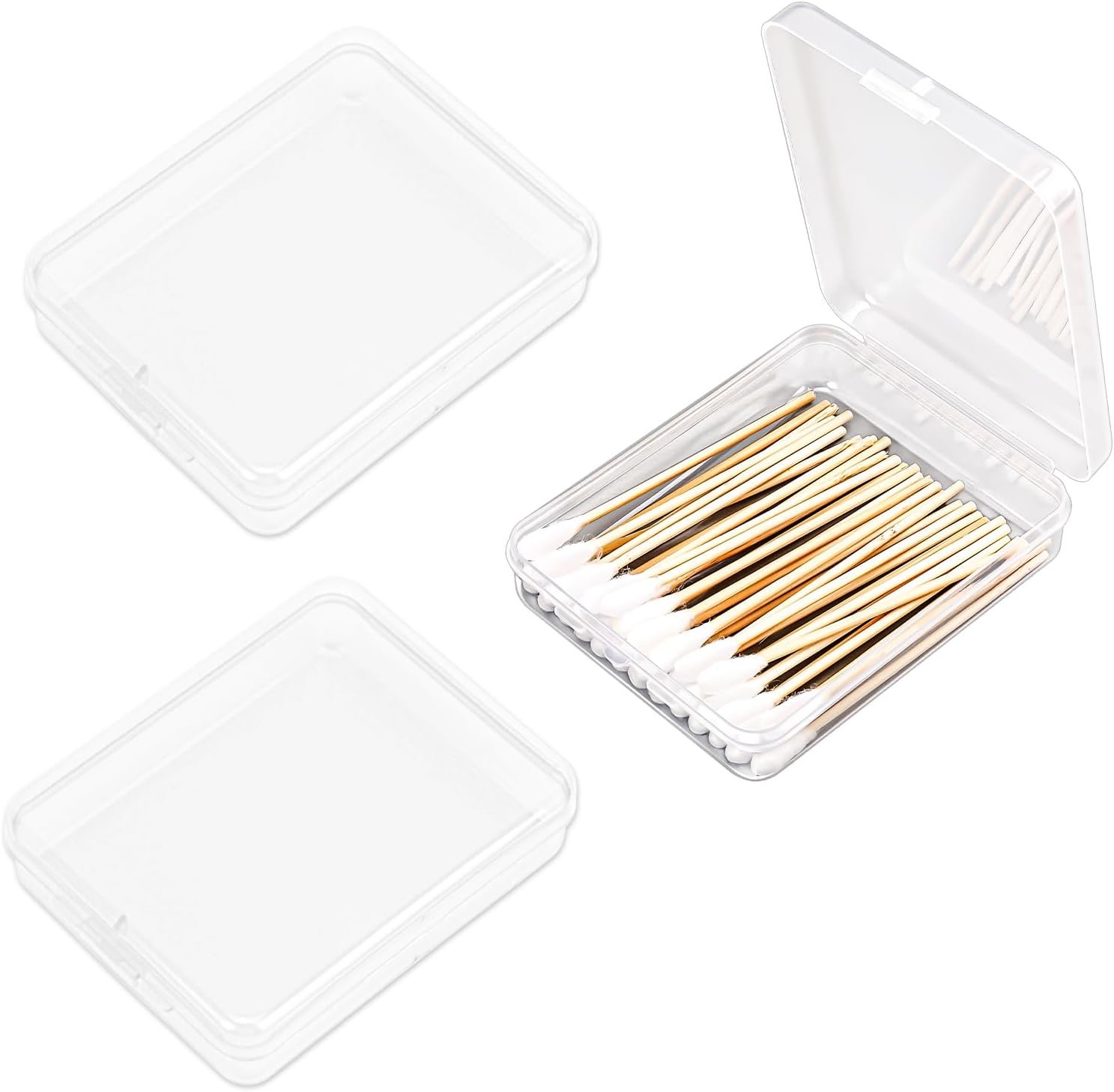 Cotton swabs and pads travel pack
