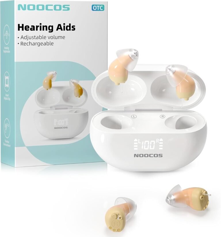 Hearing Aids for Seniors, Invisible Rechargeable Digital Hea...