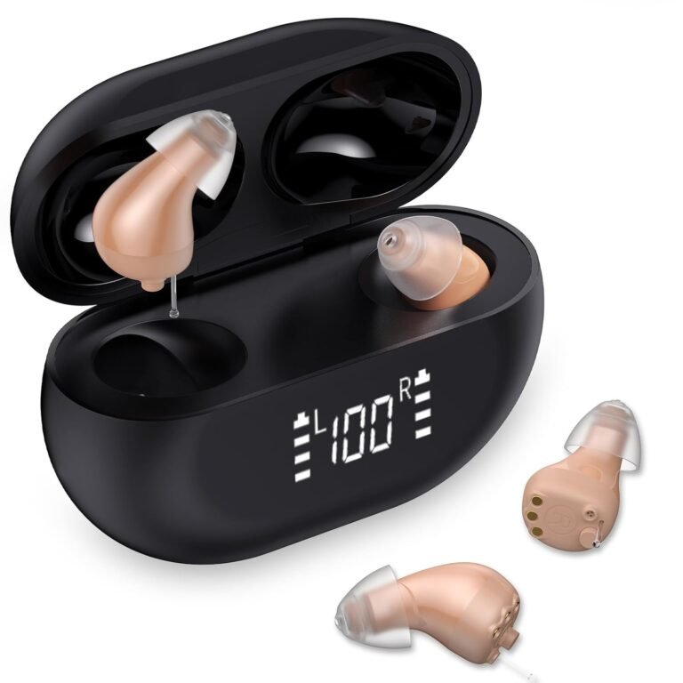 Rechargeable Digital OTC Hearing Aids for Seniors with Noise...