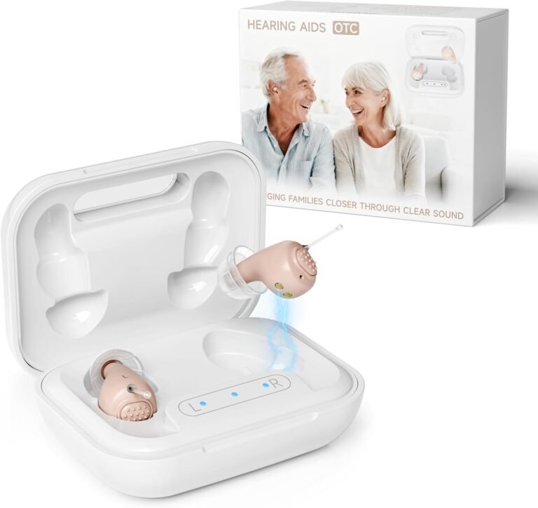 OTC Hearing Aids Rechargeable (Including Charging Case), Com...