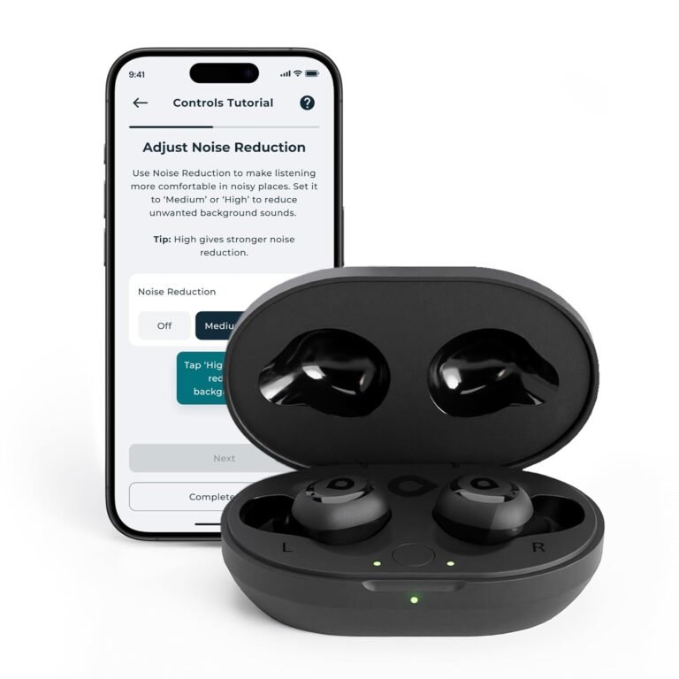Lexie H1 OTC Rechargeable Hearing Aid Earbuds for Seniors &