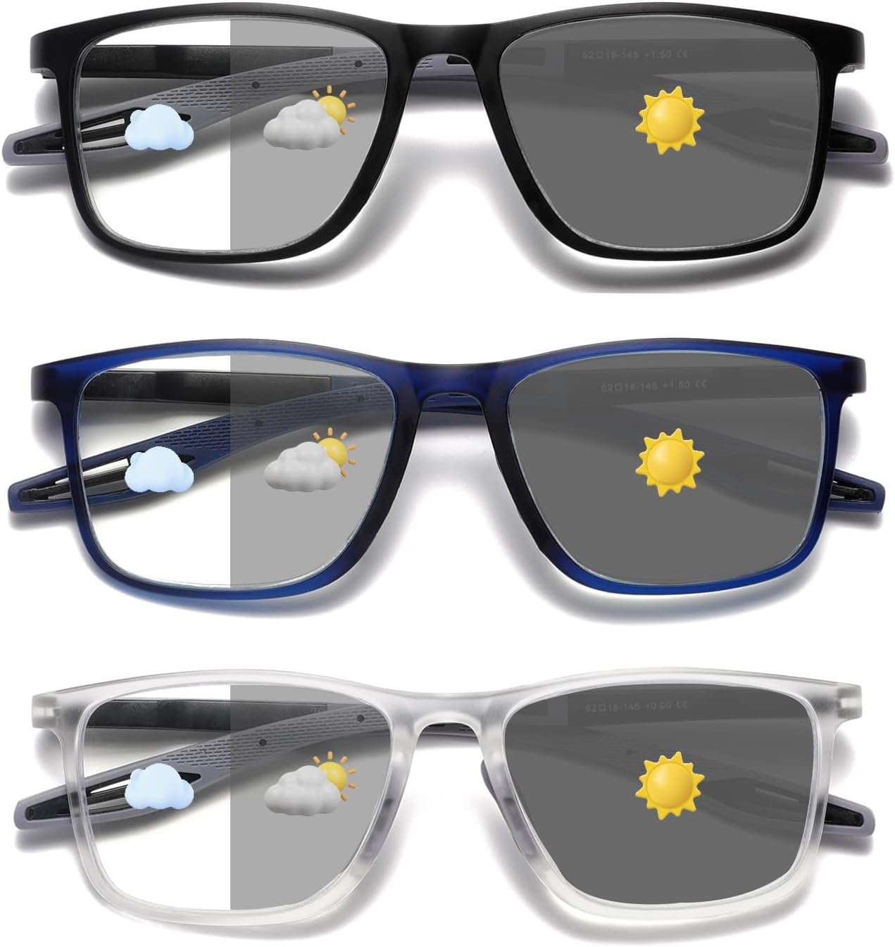 senior reading glasses with UV protection