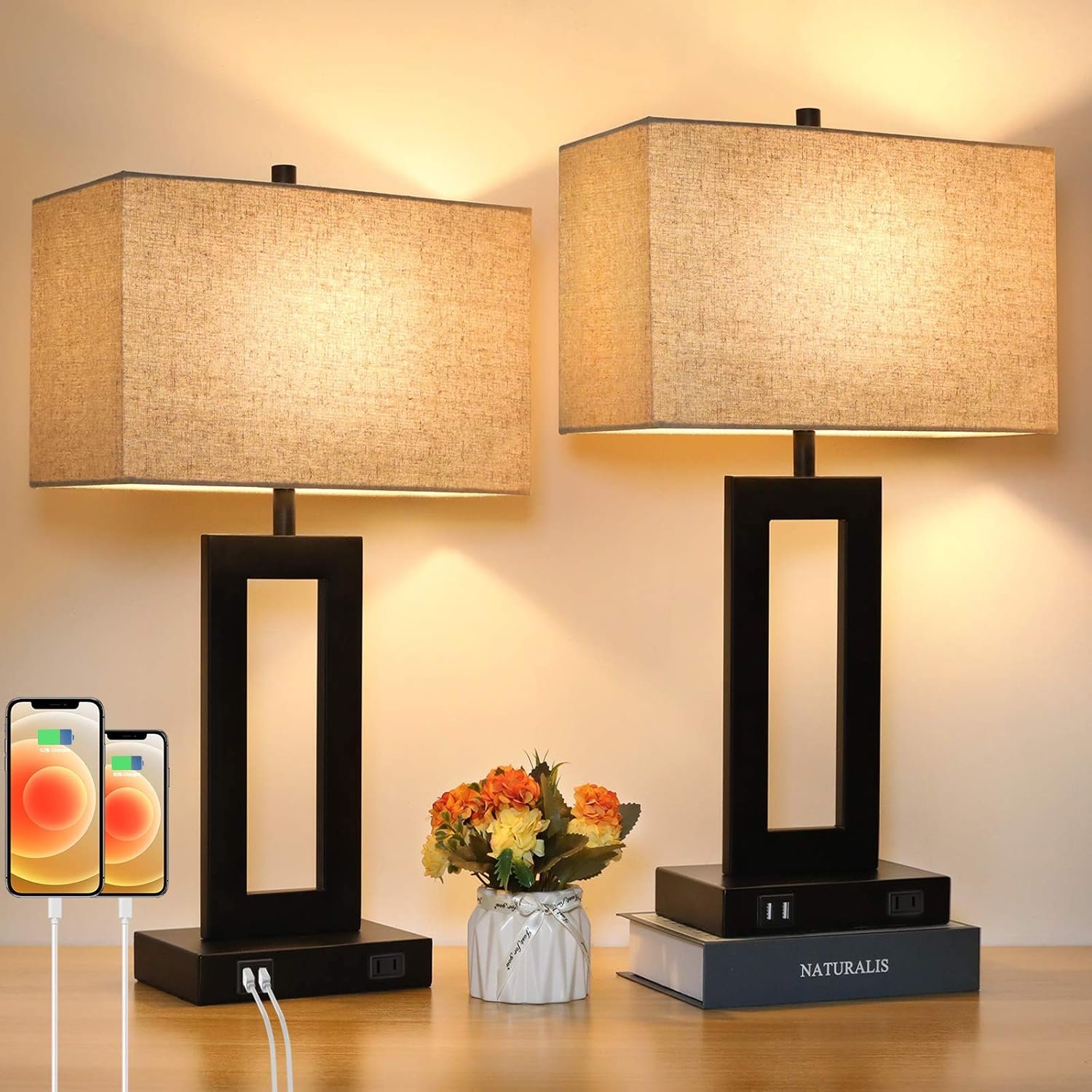 table lamps with USB ports