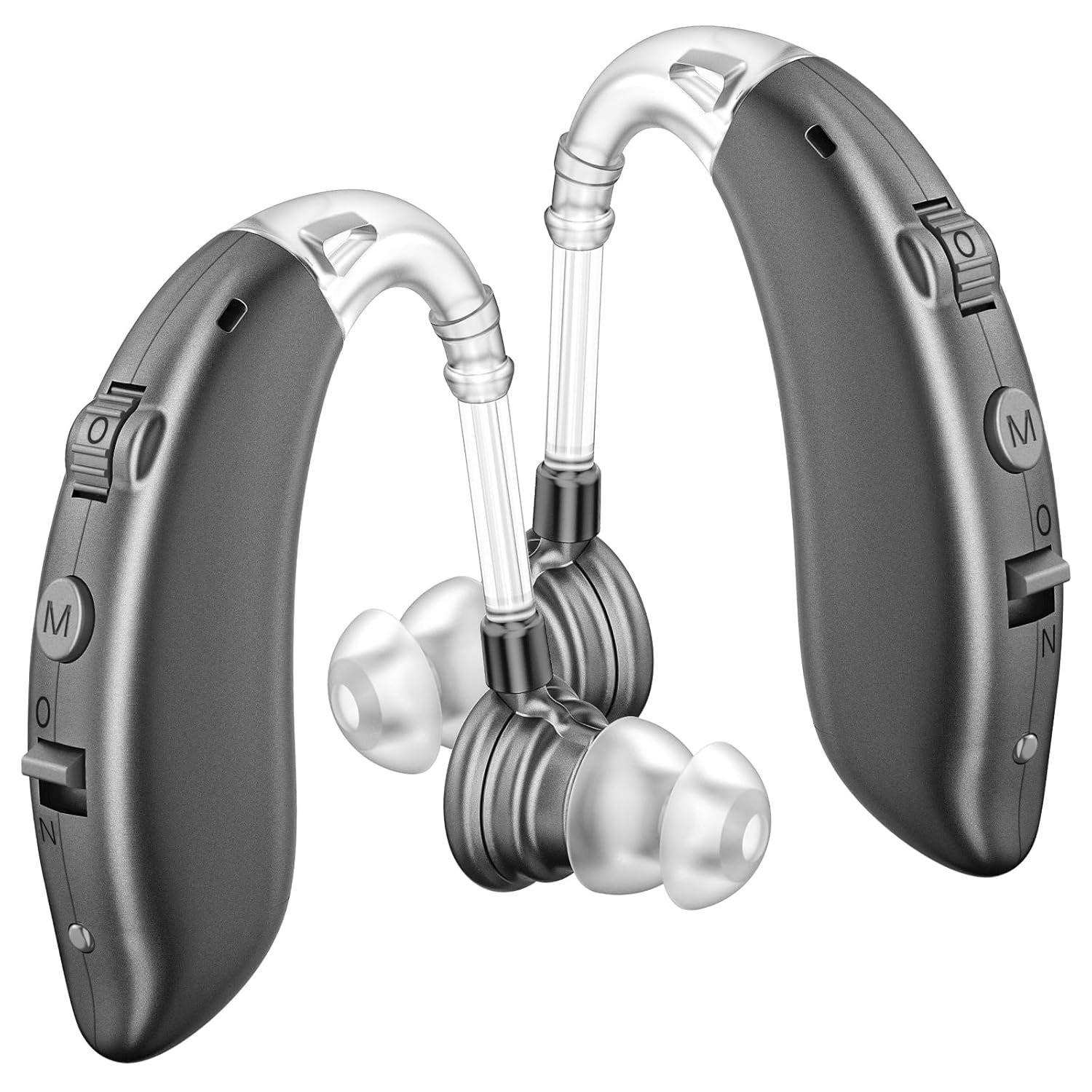 Rechargeable Hearing Aids for Seniors with Noise Canceling a...