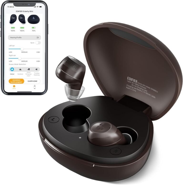 Edifier Bluetooth OTC Hearing Aids for Senior, APP Control, ...