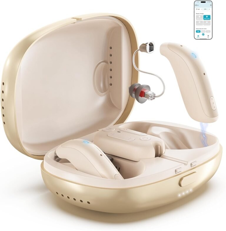 FLYSOUND PureHear Pro Bluetooth OTC Hearing Aids for Seniors...