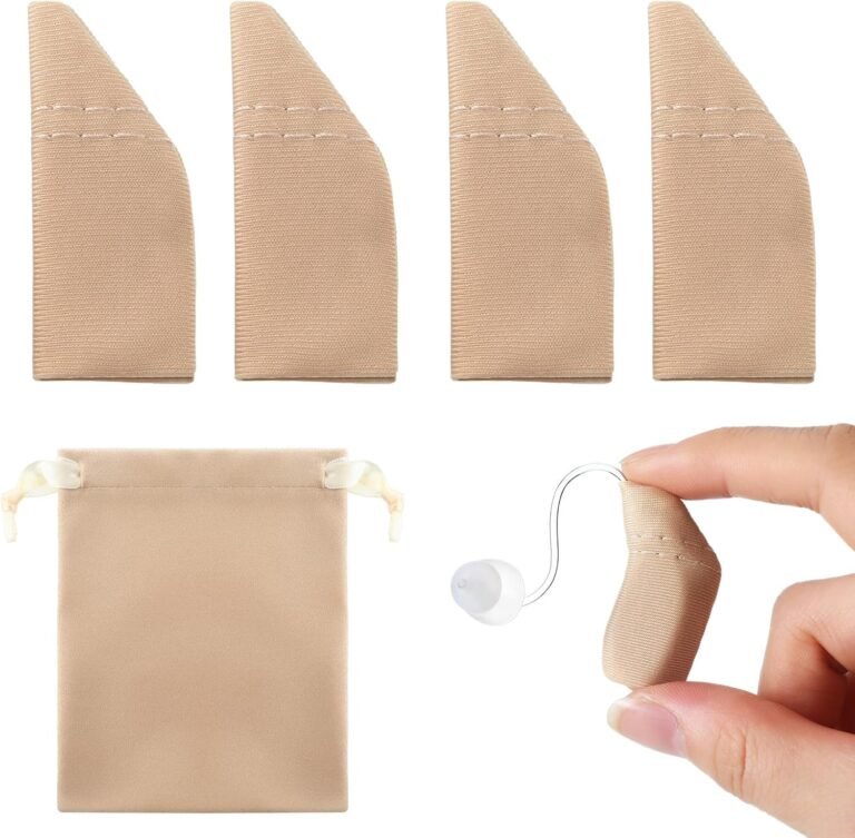 Nuanchu 2 Packs Hearing Aid Comfort Protection with Storage ...