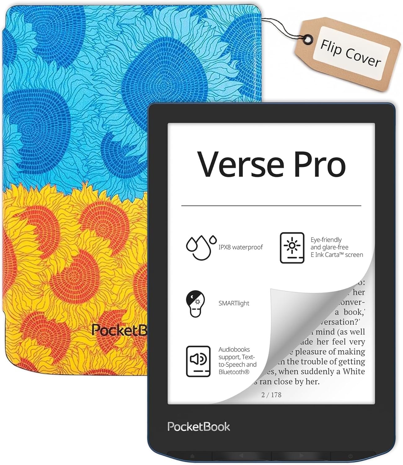 e-reader with backlight