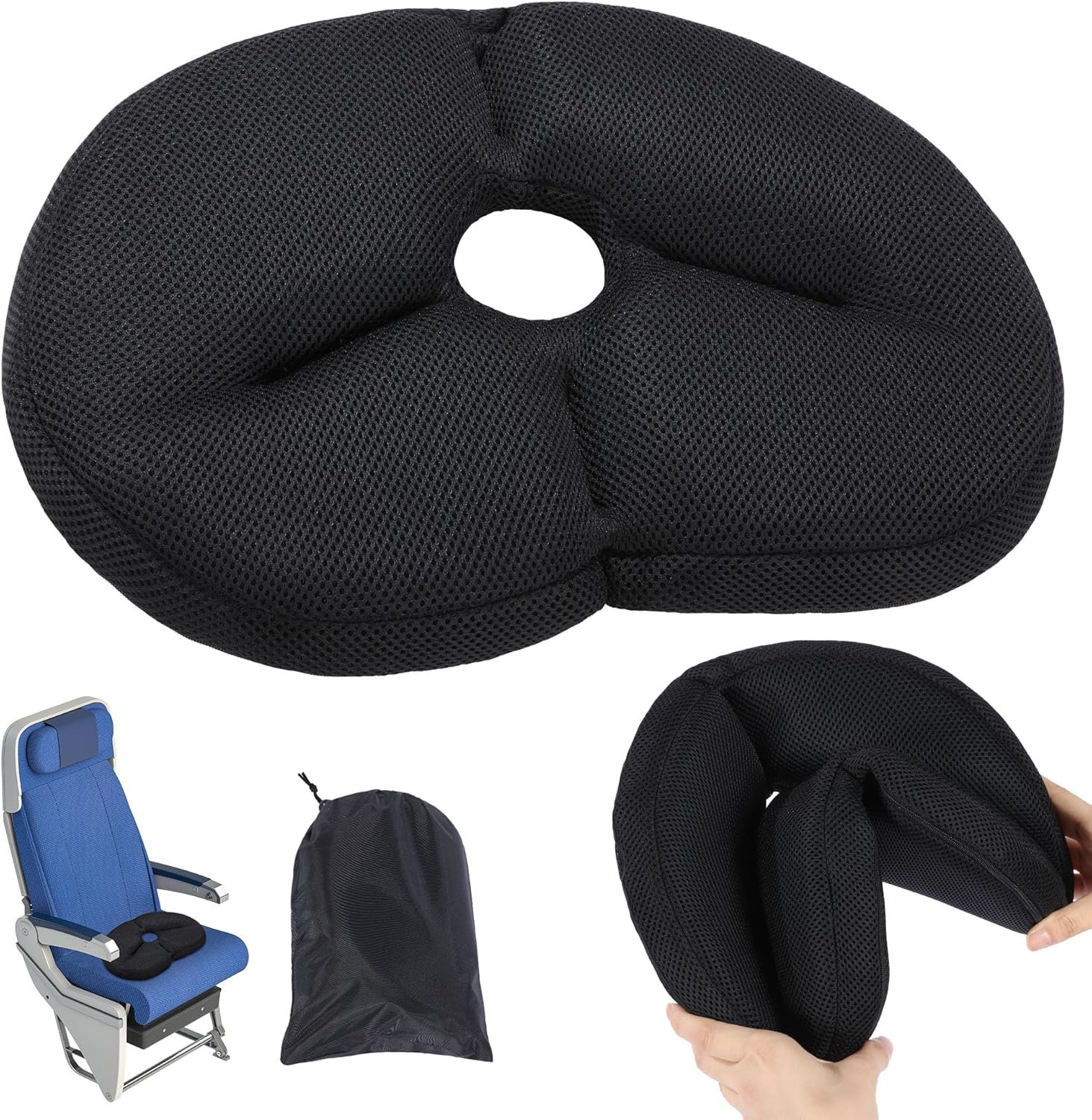 Seat cushion for long flights