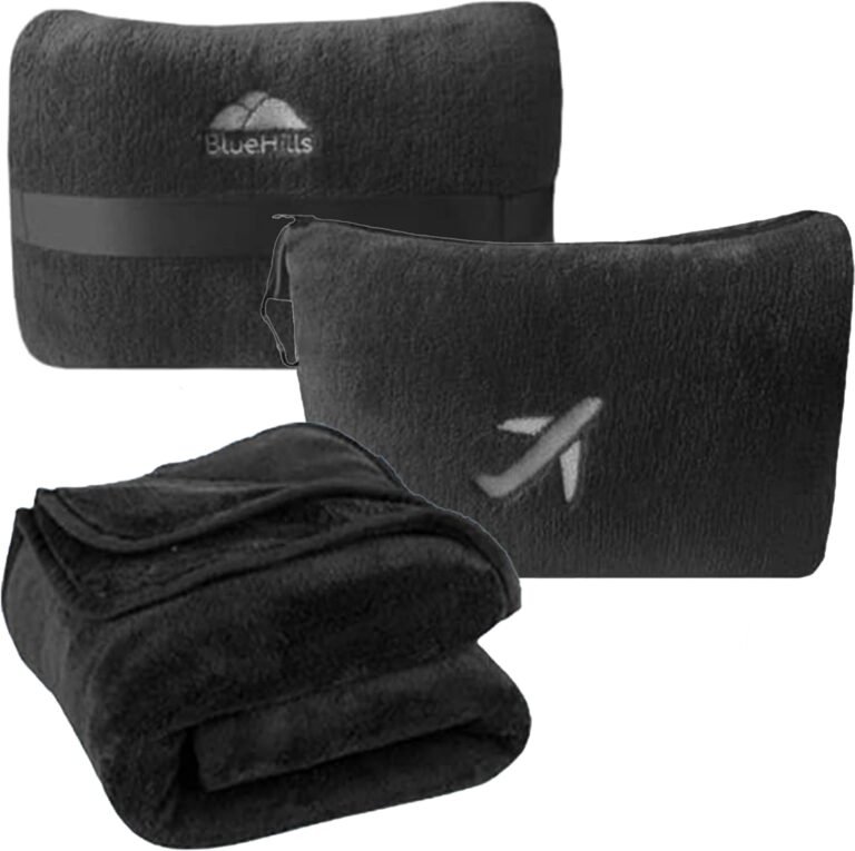 Travel blanket for airplane