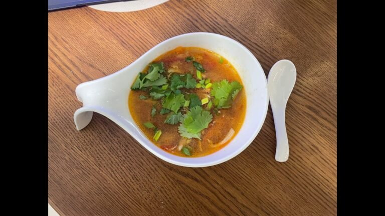 Chinese Food Hot and Sour Soup