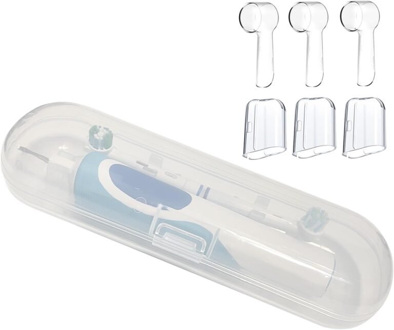 Portable toothbrush and case