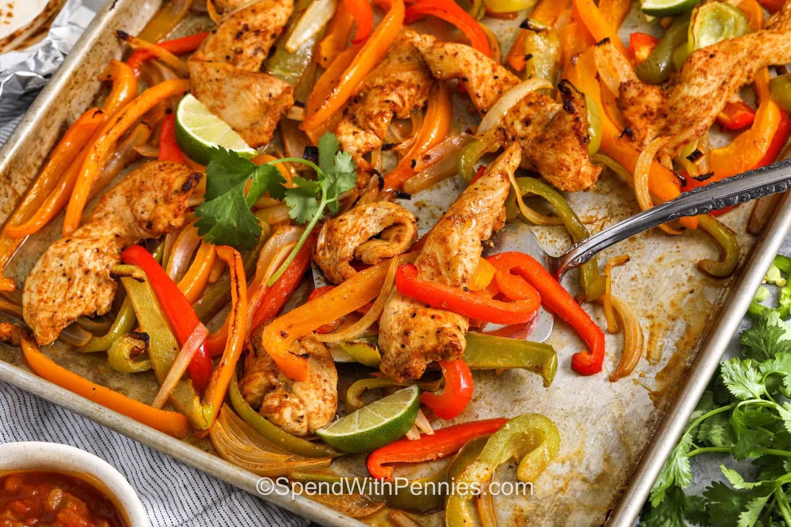 Sheet Pan Chicken Fajitas