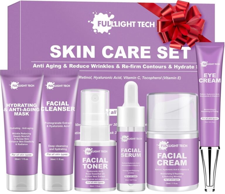 Compact skincare set