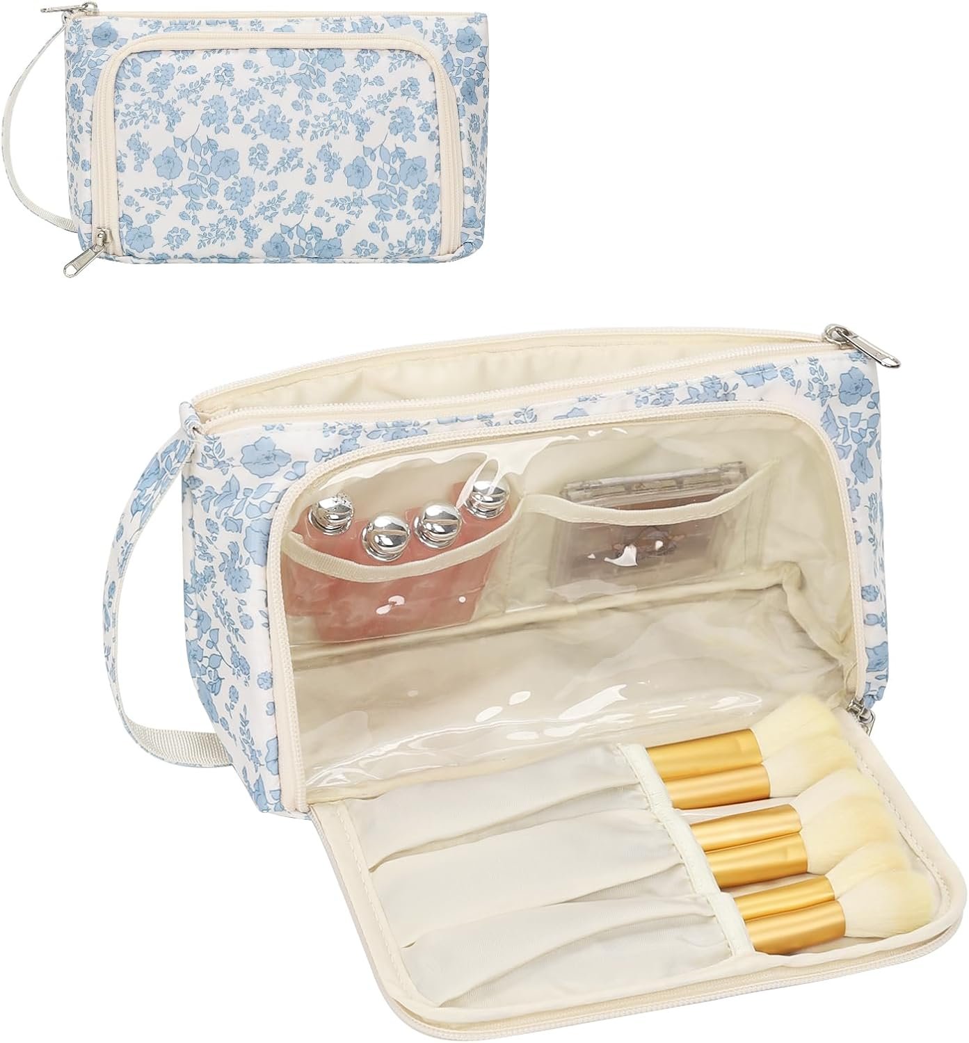 Travel makeup organizer
