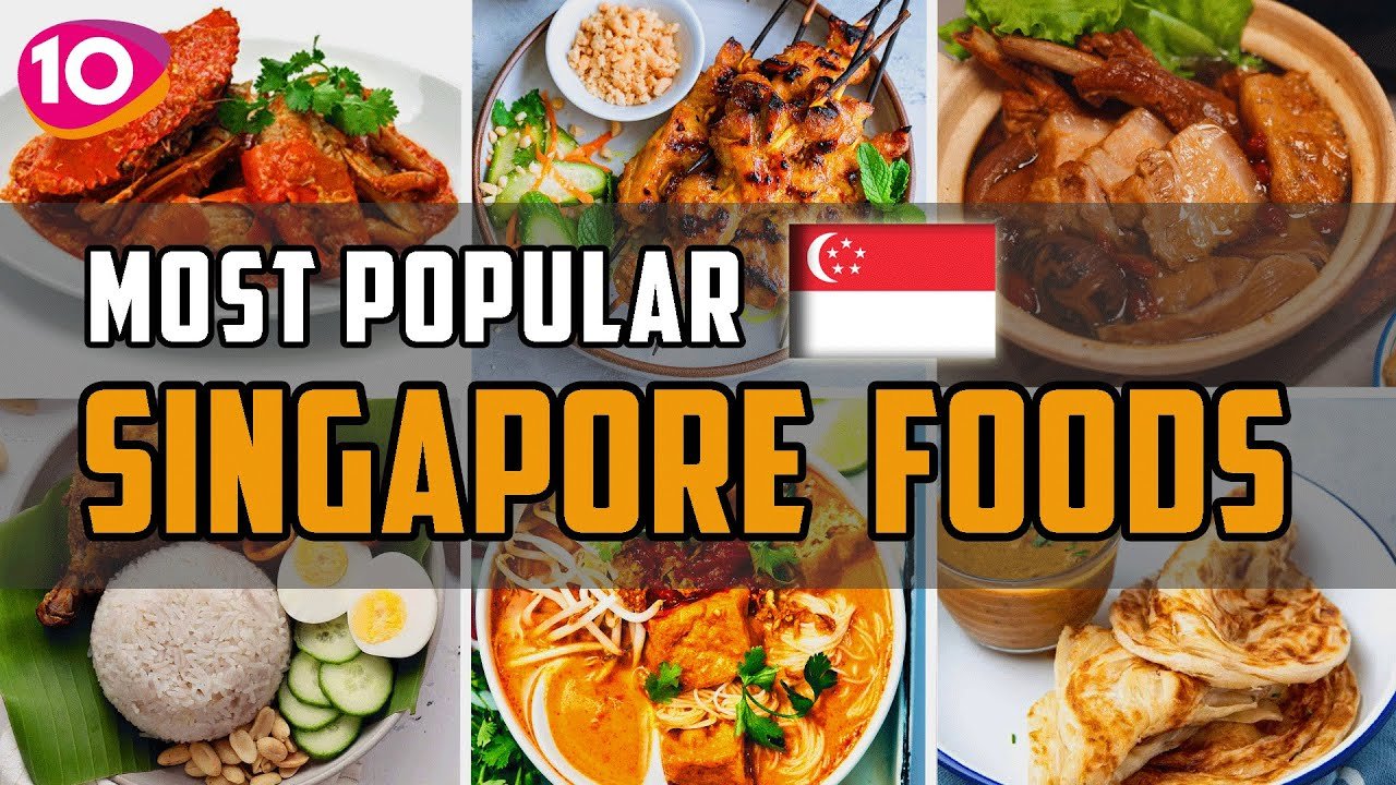Top 10 Most Popular Singapore Foods || Best Hawker Dishes & Street Food to Try in Singapor...