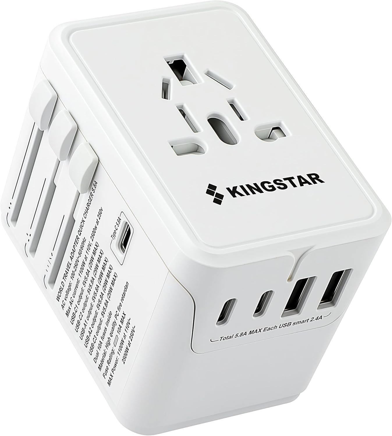 Universal travel adapter for cruise