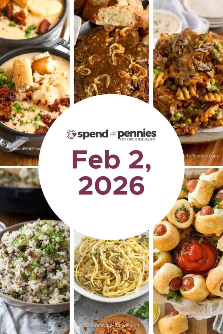 Weekly Meal Plan for Feb 2, 2026 FT