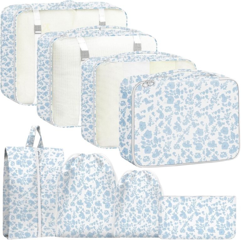 Luggage organizer packing cubes