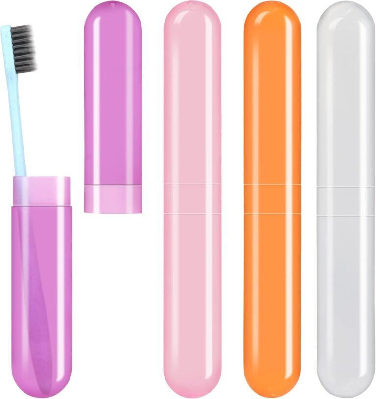 Portable toothbrush and case