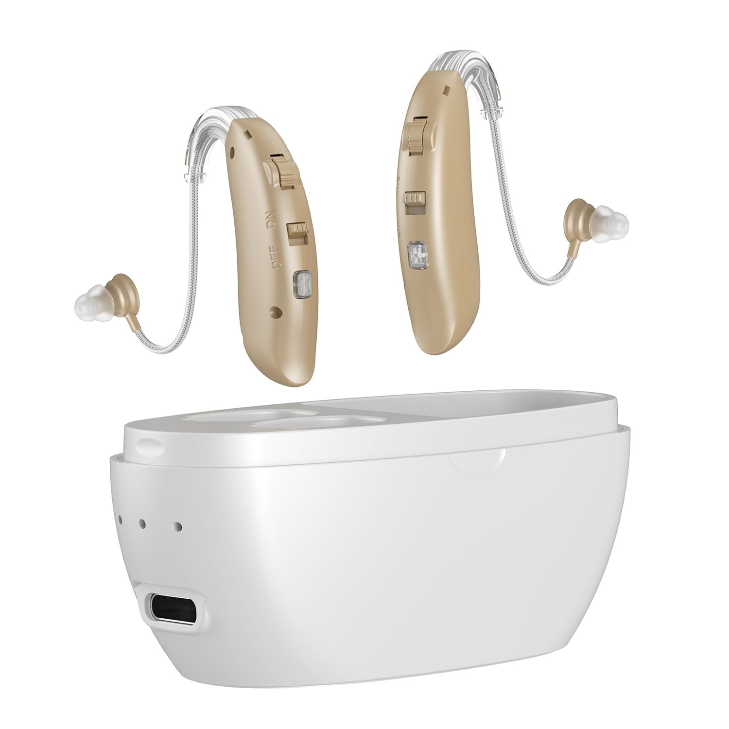 Rechargeable OTC Hearing Aid for Seniors and Adults with Mil...