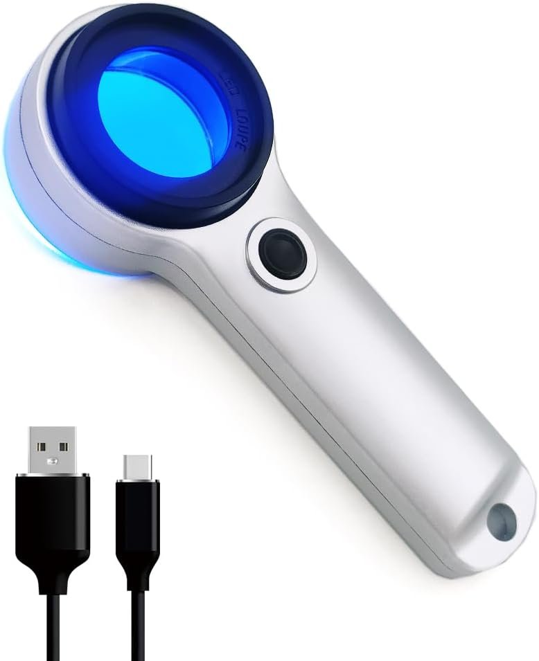 high-powered magnifiers