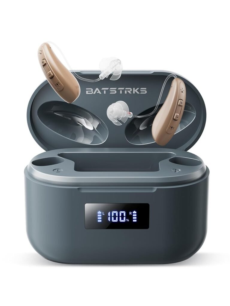 Hearing Aids for Seniors Rechargeable Invisible Behind The E...