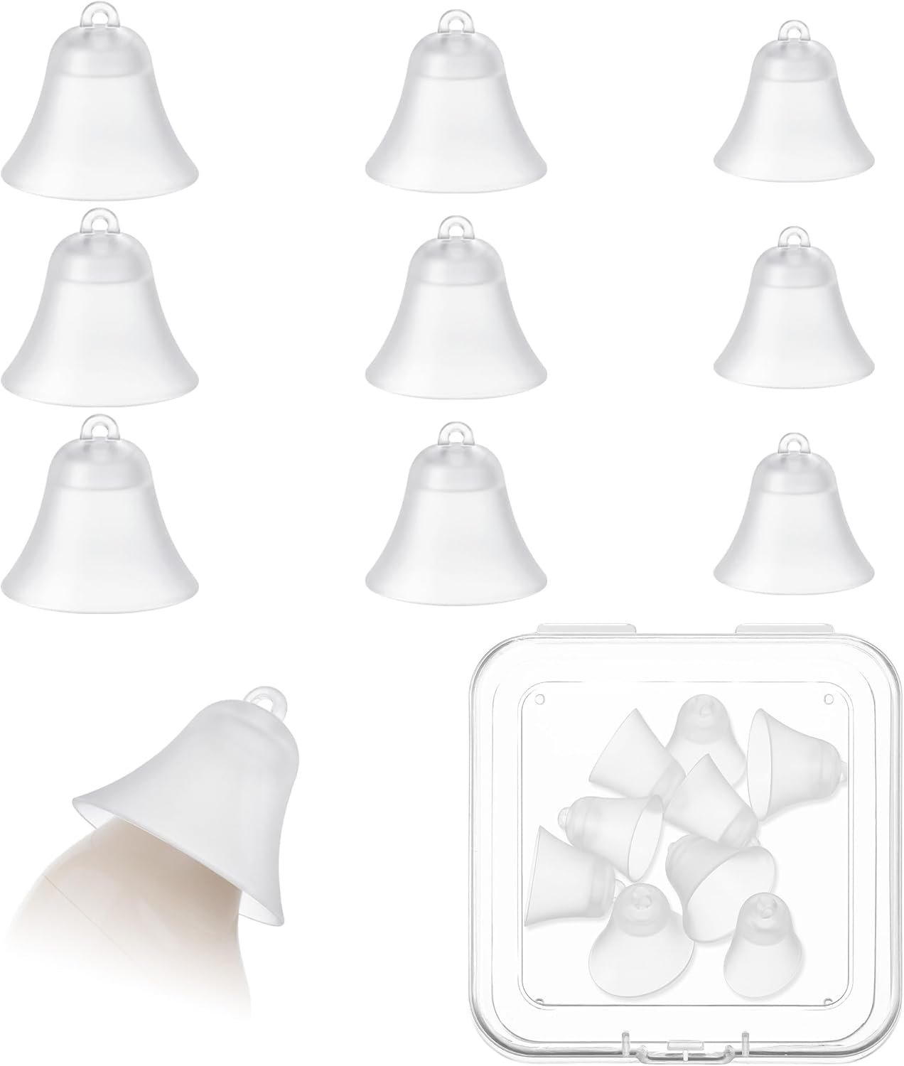 9Pcs Hearing Aid Domes Replacement, Compatible with Audien H...