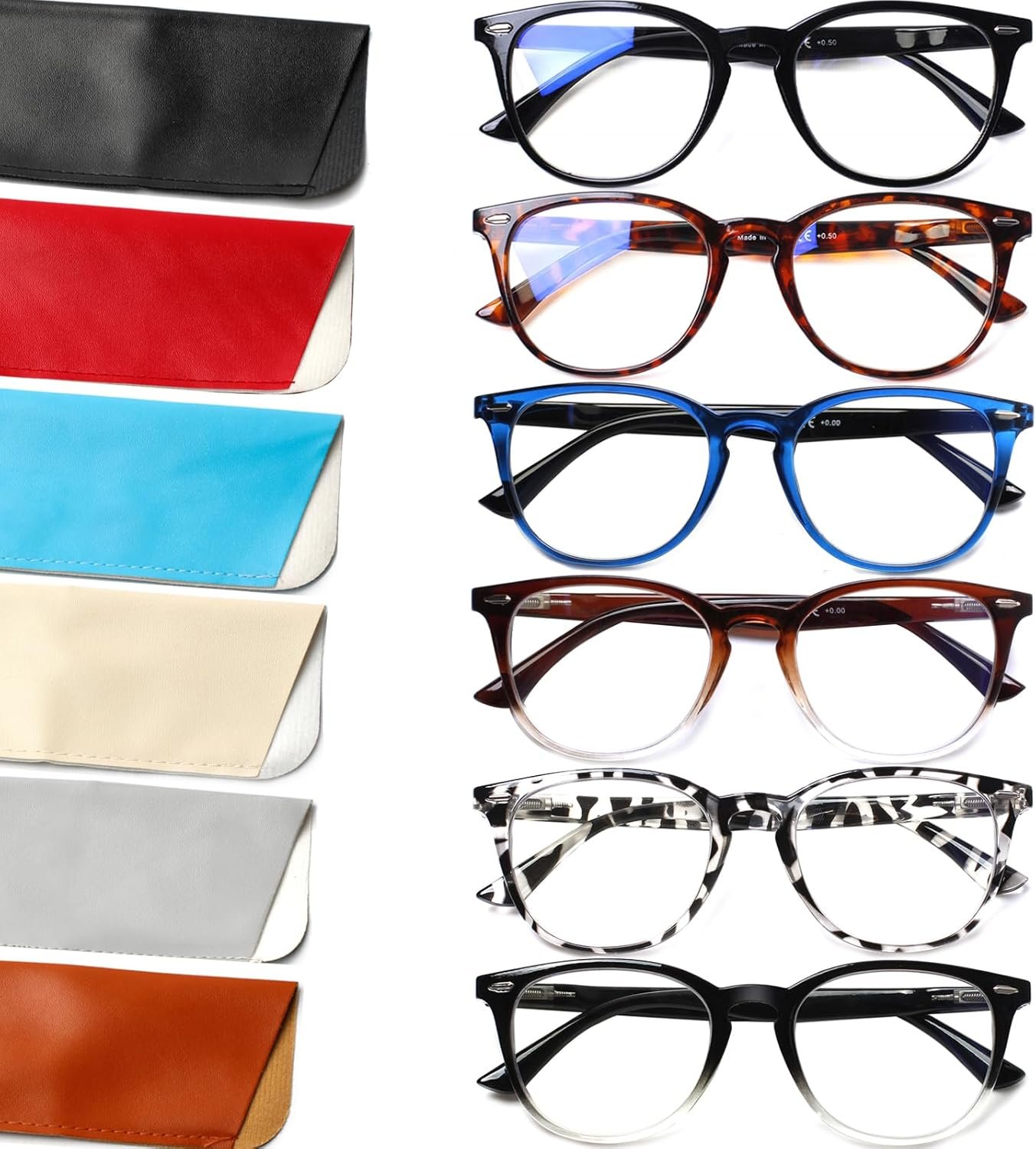 reading glasses with case