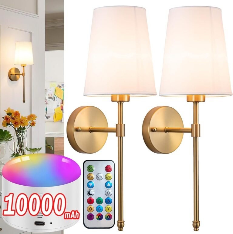 wall-mounted sconces
