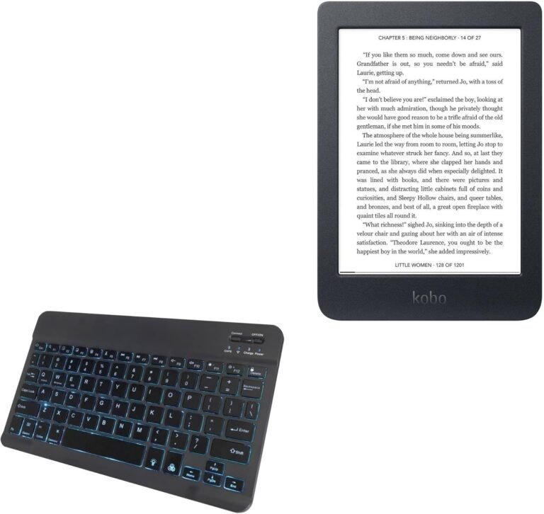 e-reader with backlight