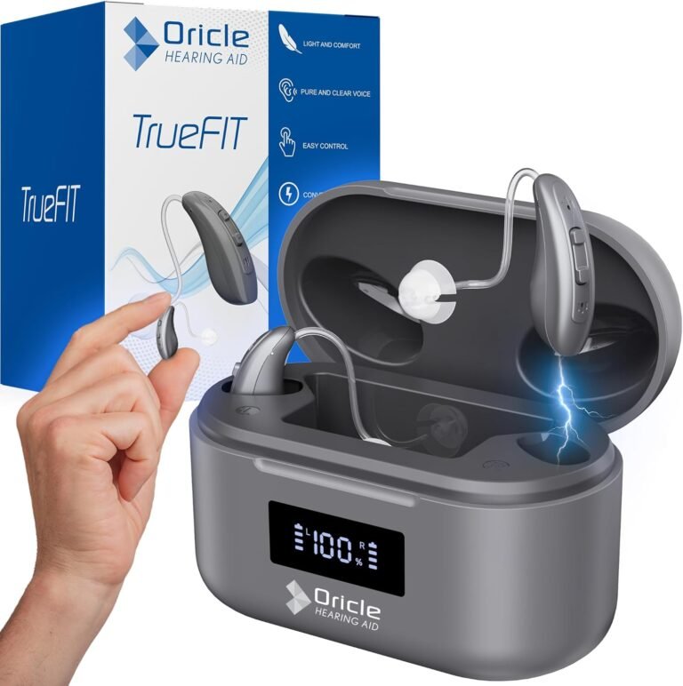 Oricle TrueFit Rechargeable Behind The Ear Hearing Aids for ...