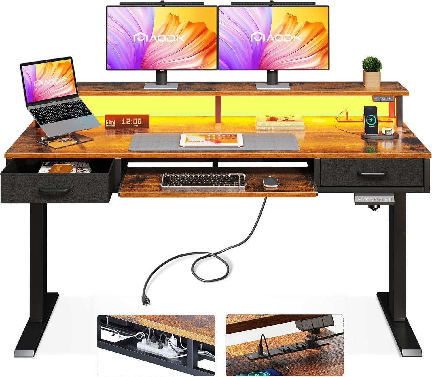 height-adjustable desks