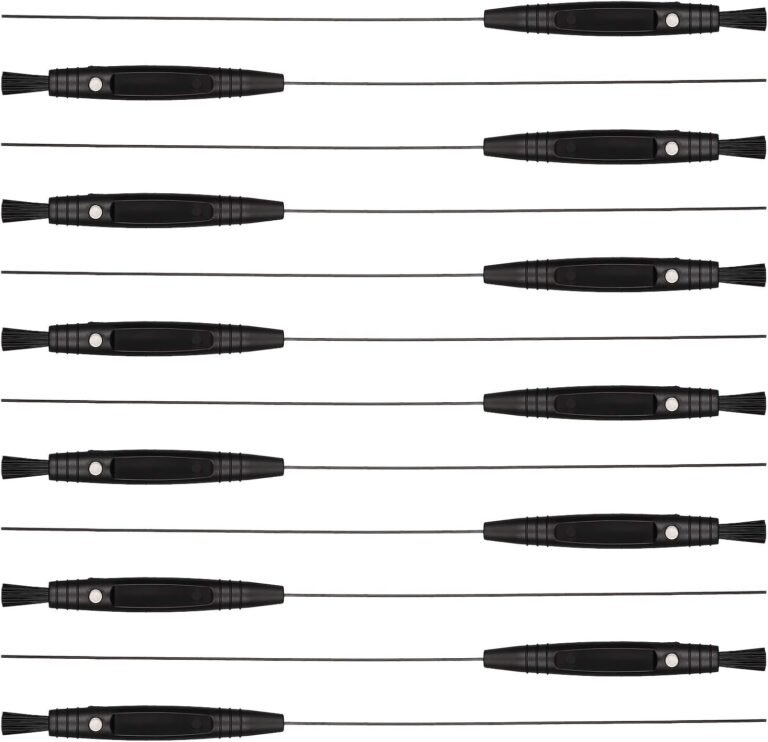 12 Packs Multifunctional Hearing Aid Cleaning Kits with Brus...