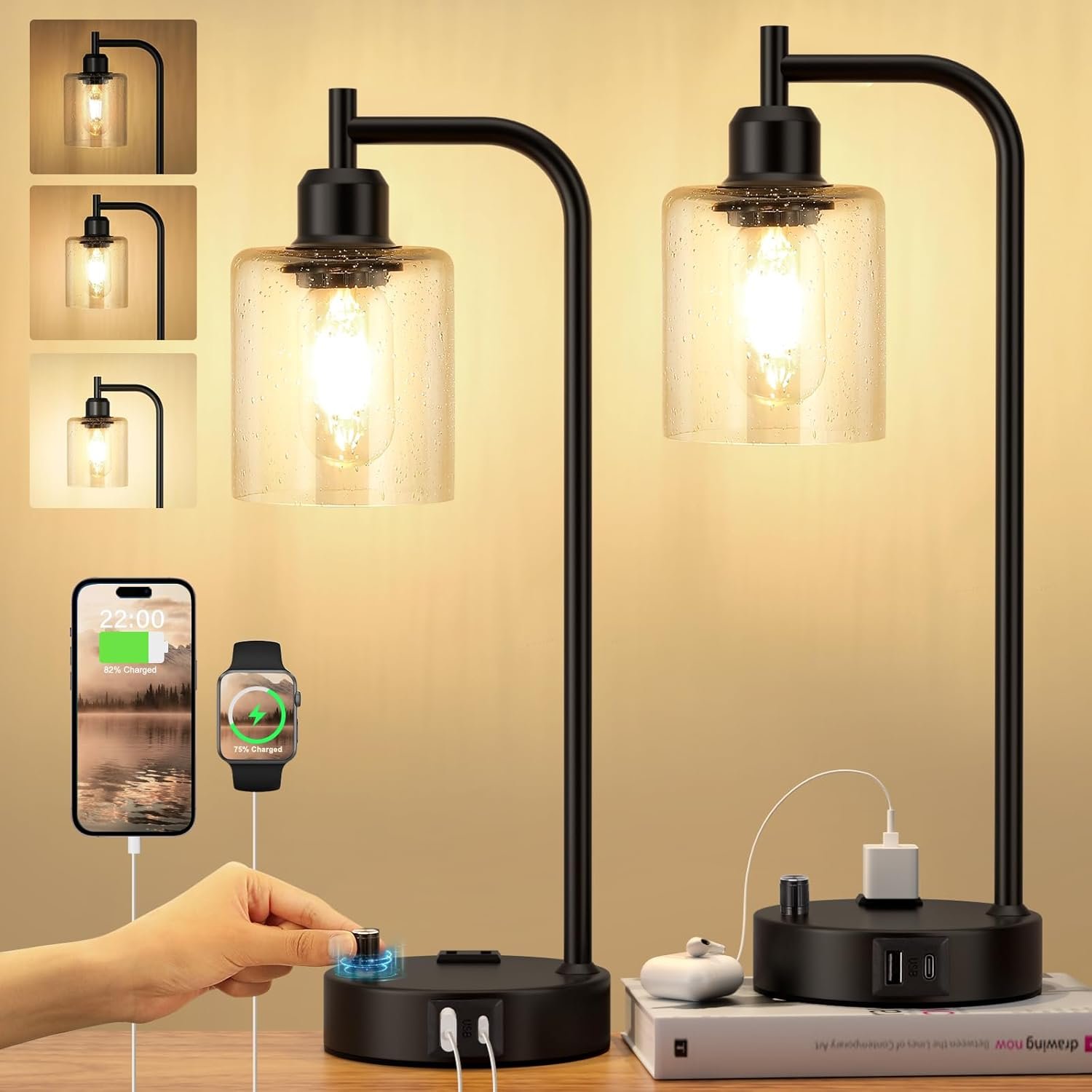 table lamps with USB ports