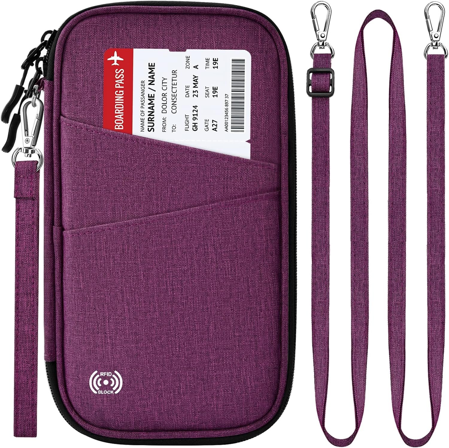 Travel document organizer